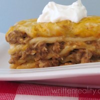 Tex Mex Lasagna recipe