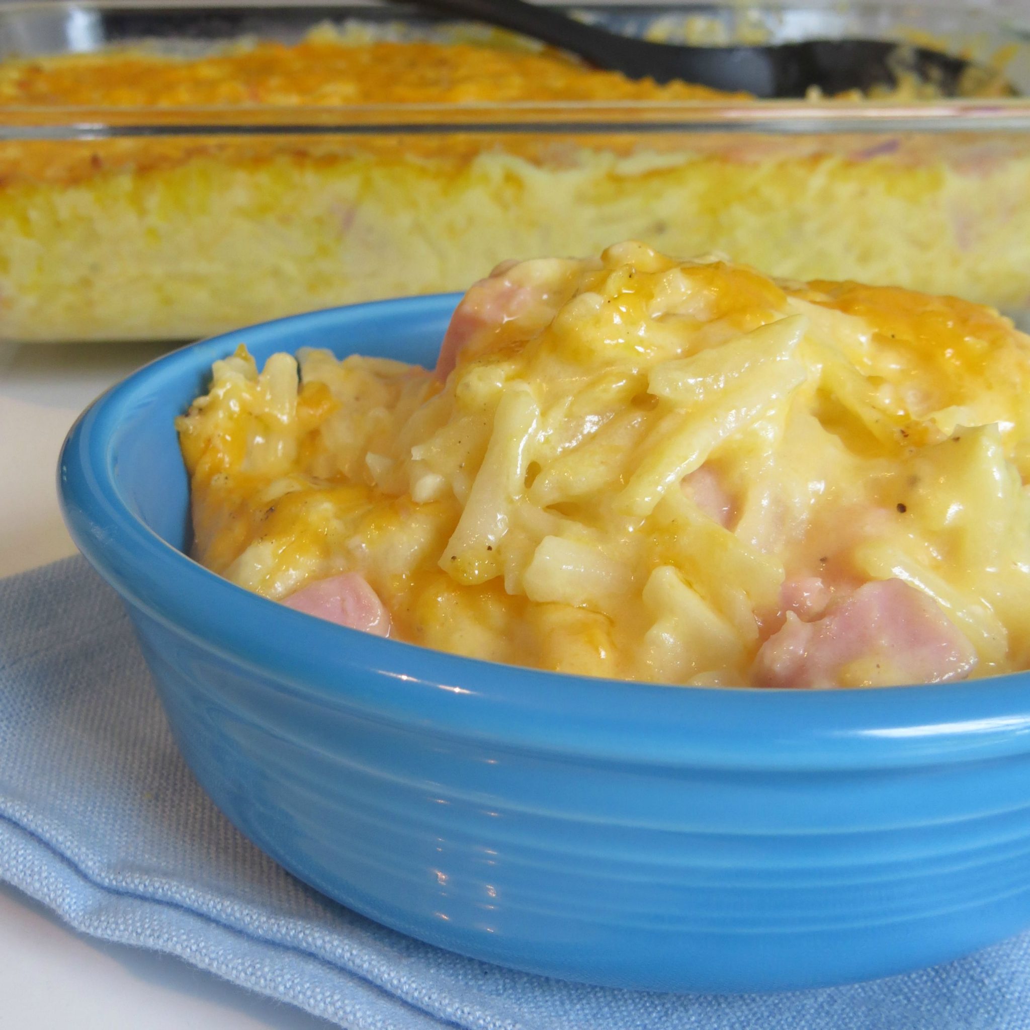 Ham Hash Brown Breakfast Casserole - Written Reality