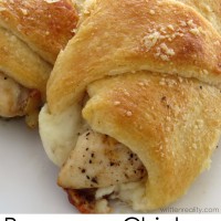 easy chicken recipes Parmesan Chicken Roll Ups