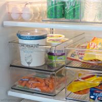 fridge organizer bins