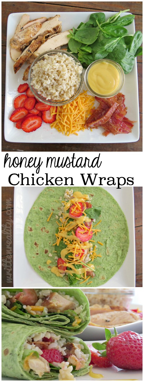 Honey Mustard Chicken Wraps - Tao of Spice