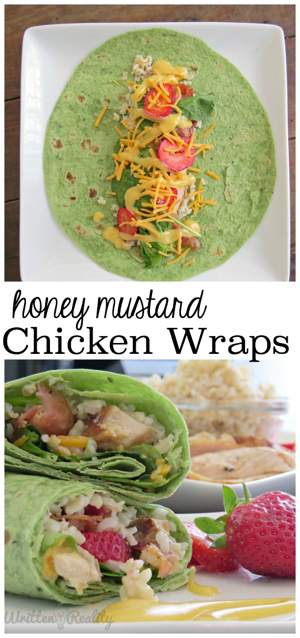 Honey Mustard Chicken Wraps - Tao of Spice