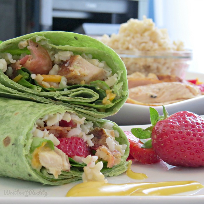 Honey Mustard Chicken Wraps - Tao of Spice