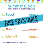 Free Summer Activities Chart