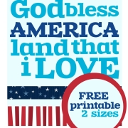 Grab Your FREE God Bless America Printable