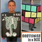 Easy Halloween Cardboard Box Costumes
