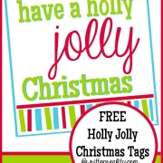 Holly Jolly Christmas Tags