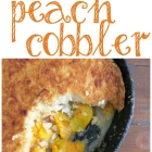 Easy Skillet Peach Cobbler Recipe
