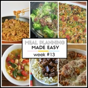 Meal Planning Made Easy Week #13