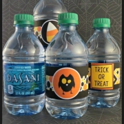 Free Halloween Water Bottle Labels