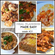 Easy Meal Plan Week #31