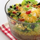 Quick and Easy Layered Taco Salad Recipe