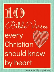 10 Bible Verses should know
