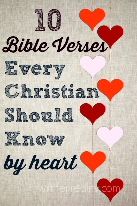 10 Bible Verses Every Christian Should Know