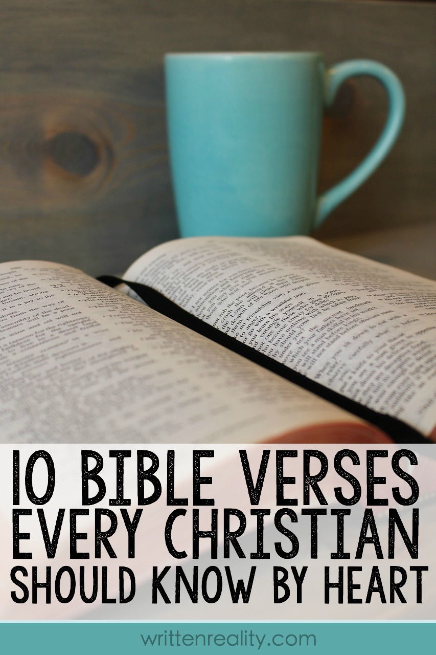 10 Bible Verses Every Christian Should Know by Heart