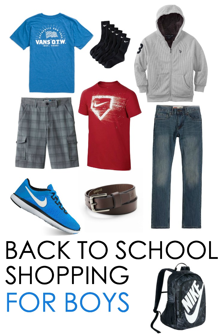 school shopping