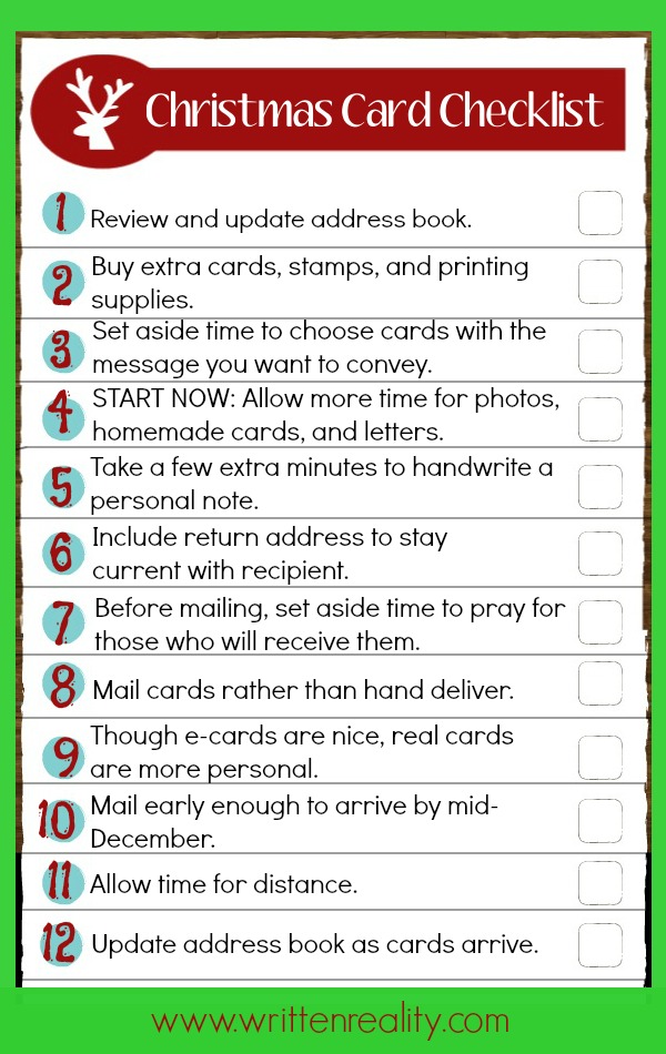 12 Best Tips for Sending Christmas Cards - Written Reality