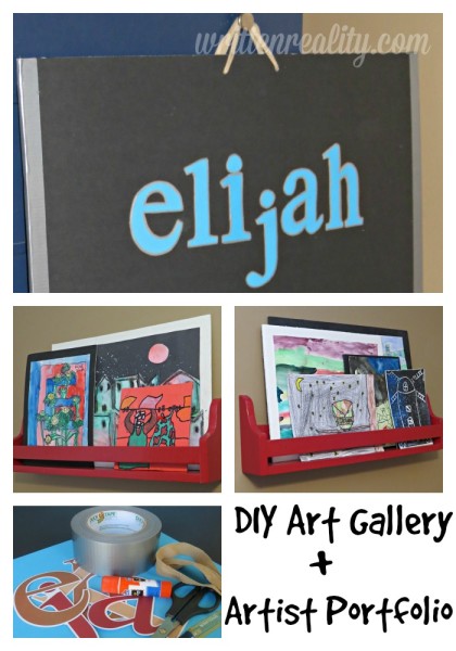 Kids' Art Portfolio And Display