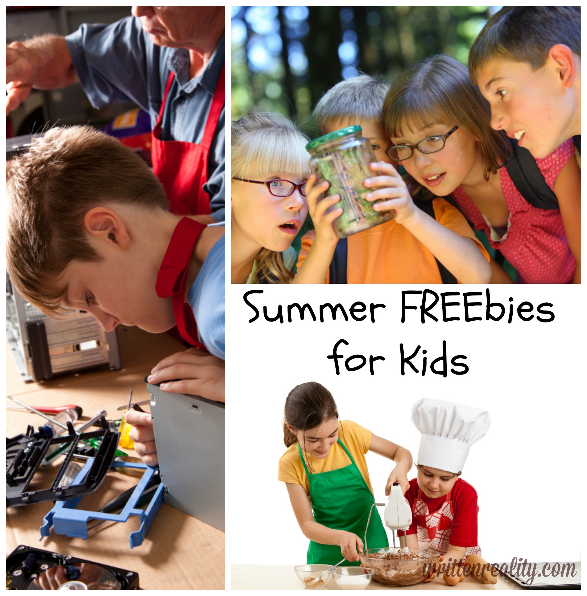 Summer Freebies for Kids Written Reality