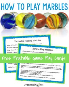 how to play marbles