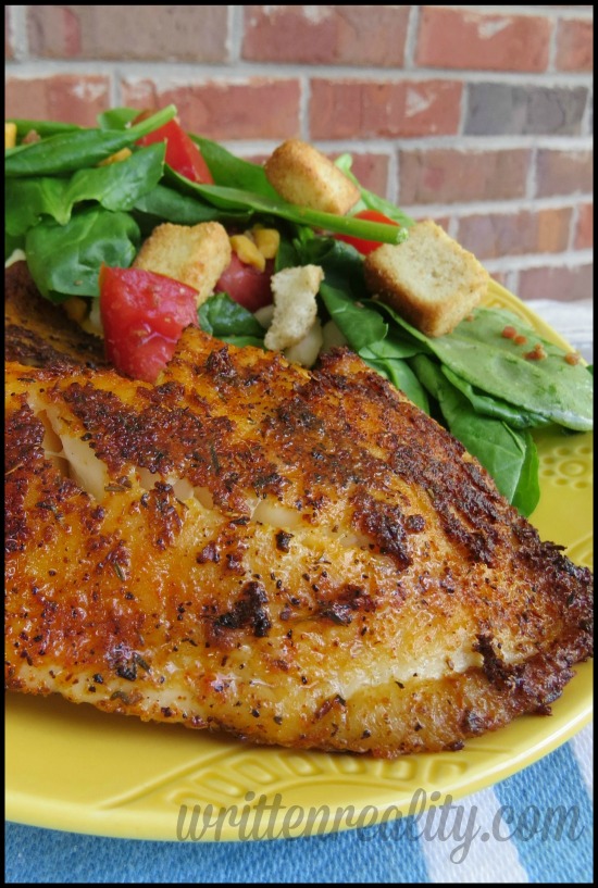 Blackened Fish on the Grill