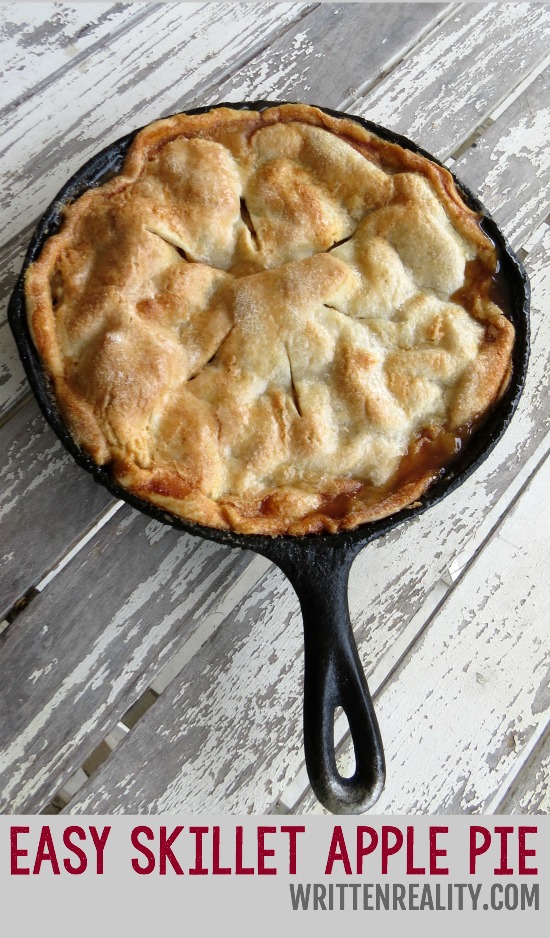 Cast-Iron-Skillet Diced-Apple Pie