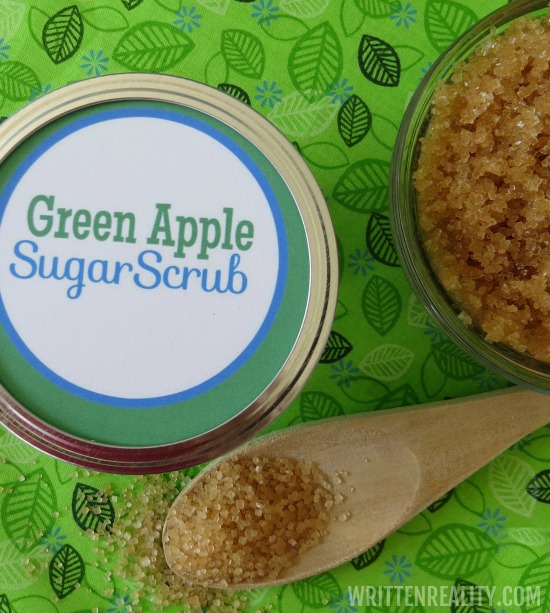 Green Apple Sugar Scrub Labels