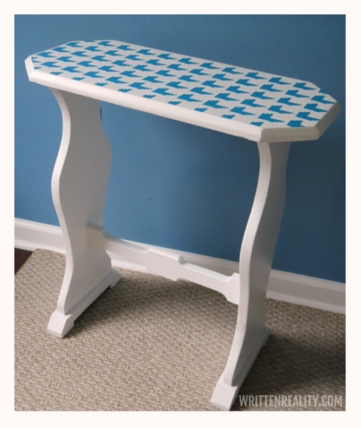 Stenciled Table