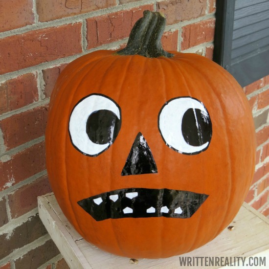 Vintage Face Pumpkin