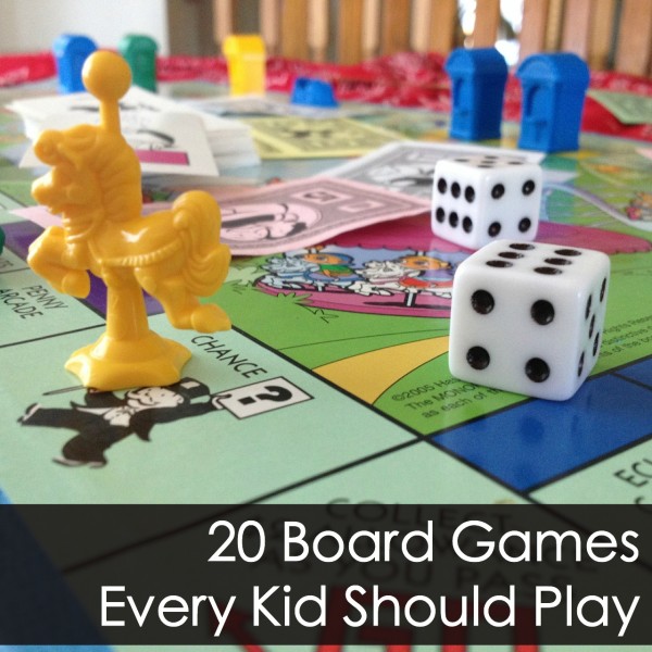 20 Board Games Kids Love