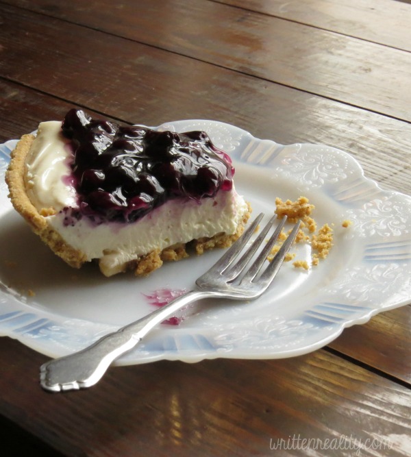 Blueberry Cream Cheese Pie Slice