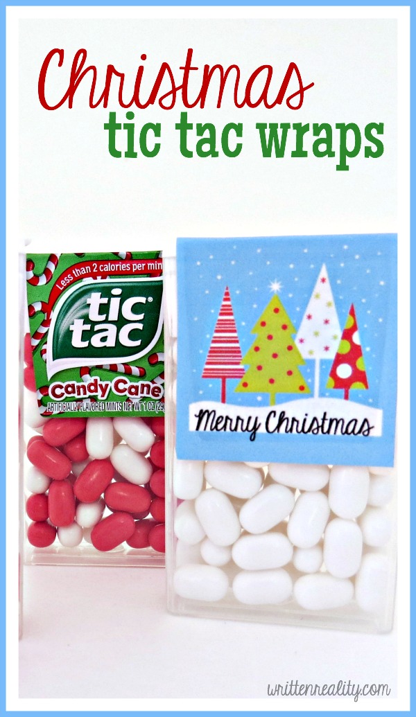 Christmas Tic Tac Wraps