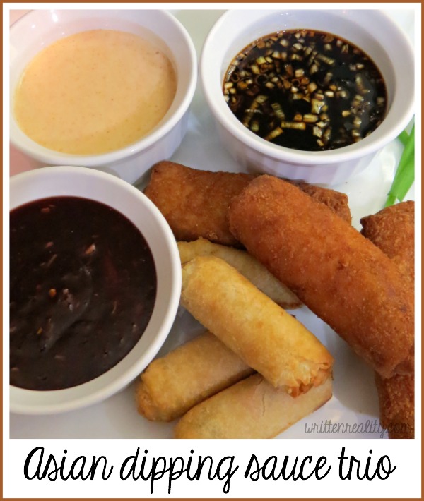 Asian-inspired dipping sauce trio