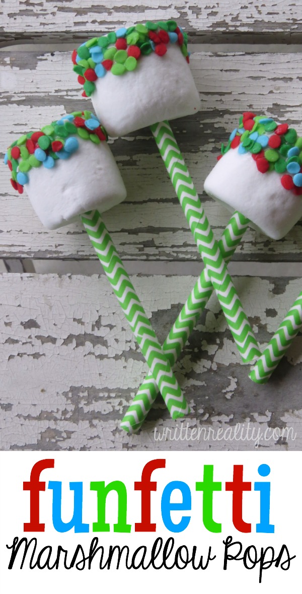 Funfetti Marshmallow Pops