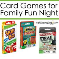 card games for family game night