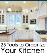 organize the kitchen