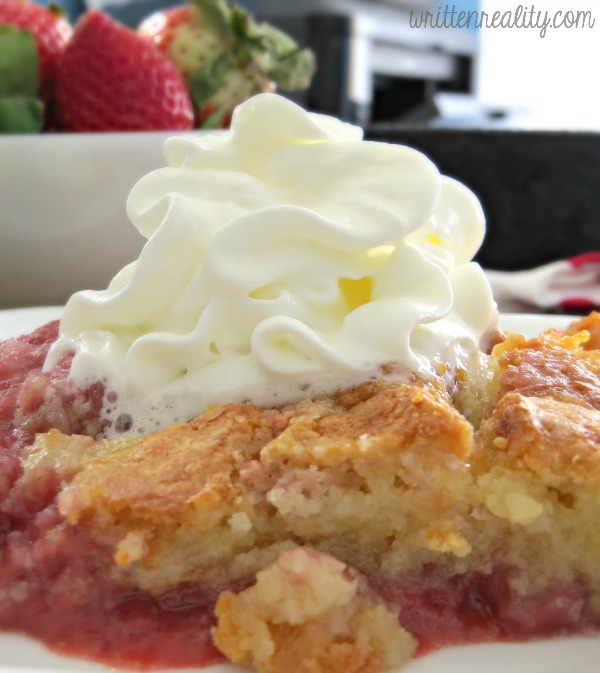 Easy Skillet Strawberry Cobbler