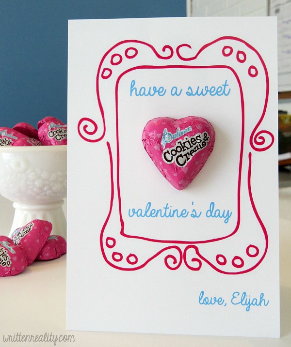 Sweetheart Valentine Card Printable Written Reality