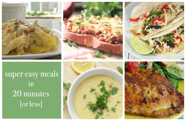 20 minute meals