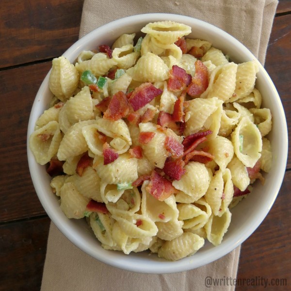 creamy bacon pasta salad