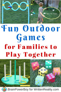 Enjoy playing together as a family with these fun outdoor games.