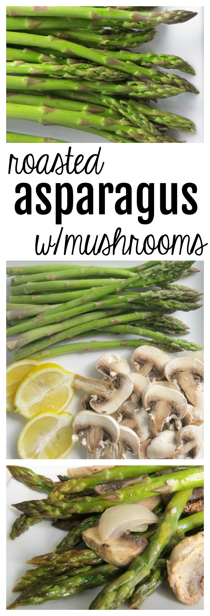 Roasted Asparagus with Mushrooms