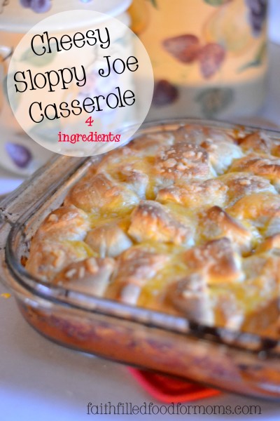 Cheesy Sloppy Joe Casserole