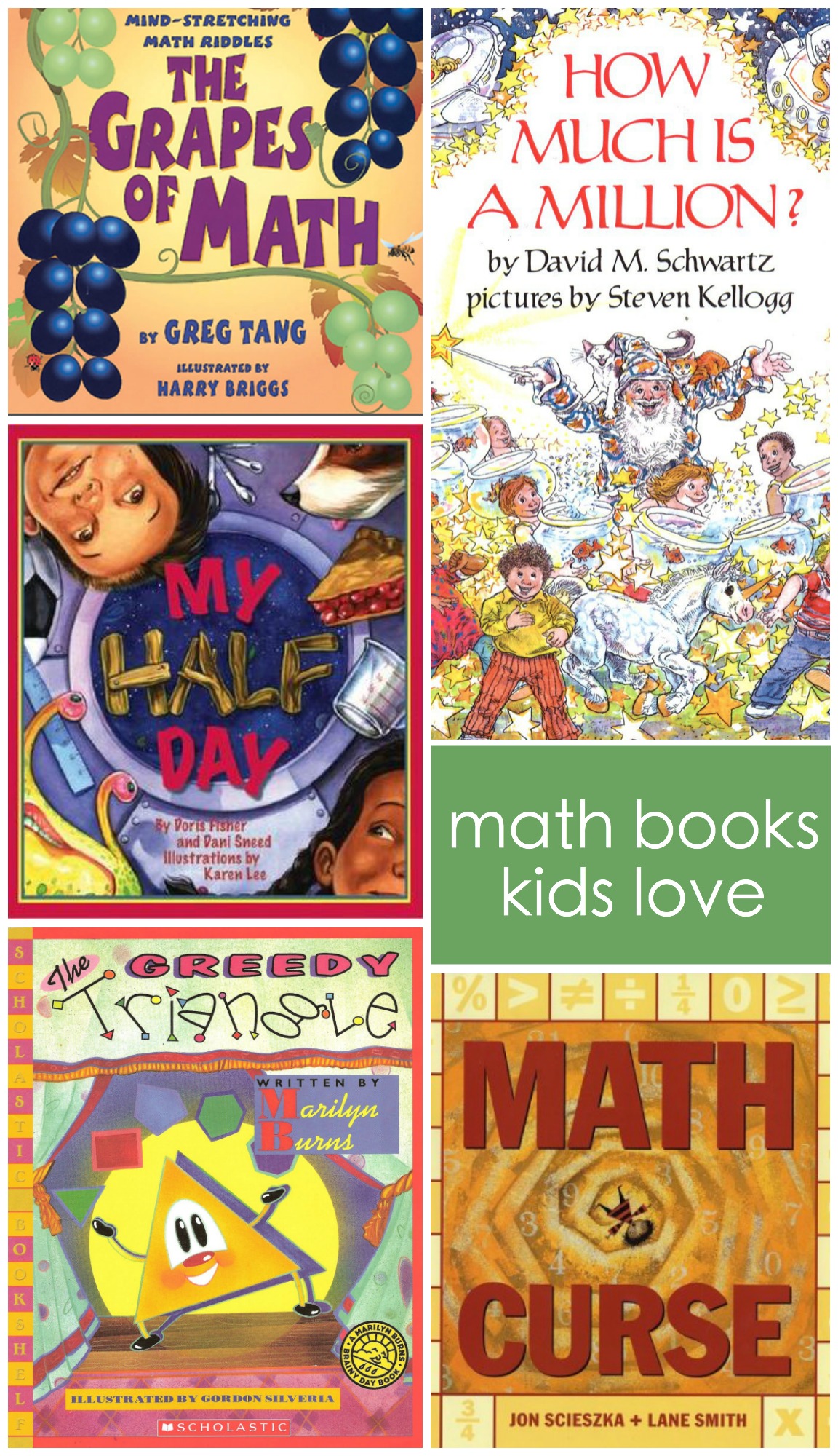 math books kids love