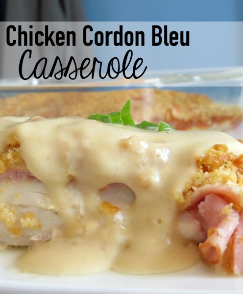 Chicken Cordon Bleu Casserole