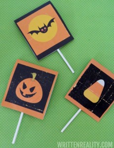 Free printable Halloween treat wrappers