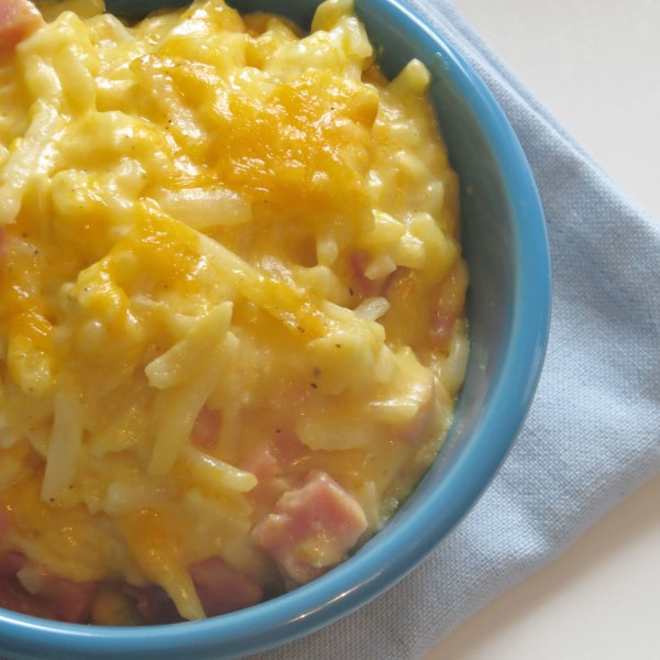 Ham and Hash Brown Casserole - Written Reality