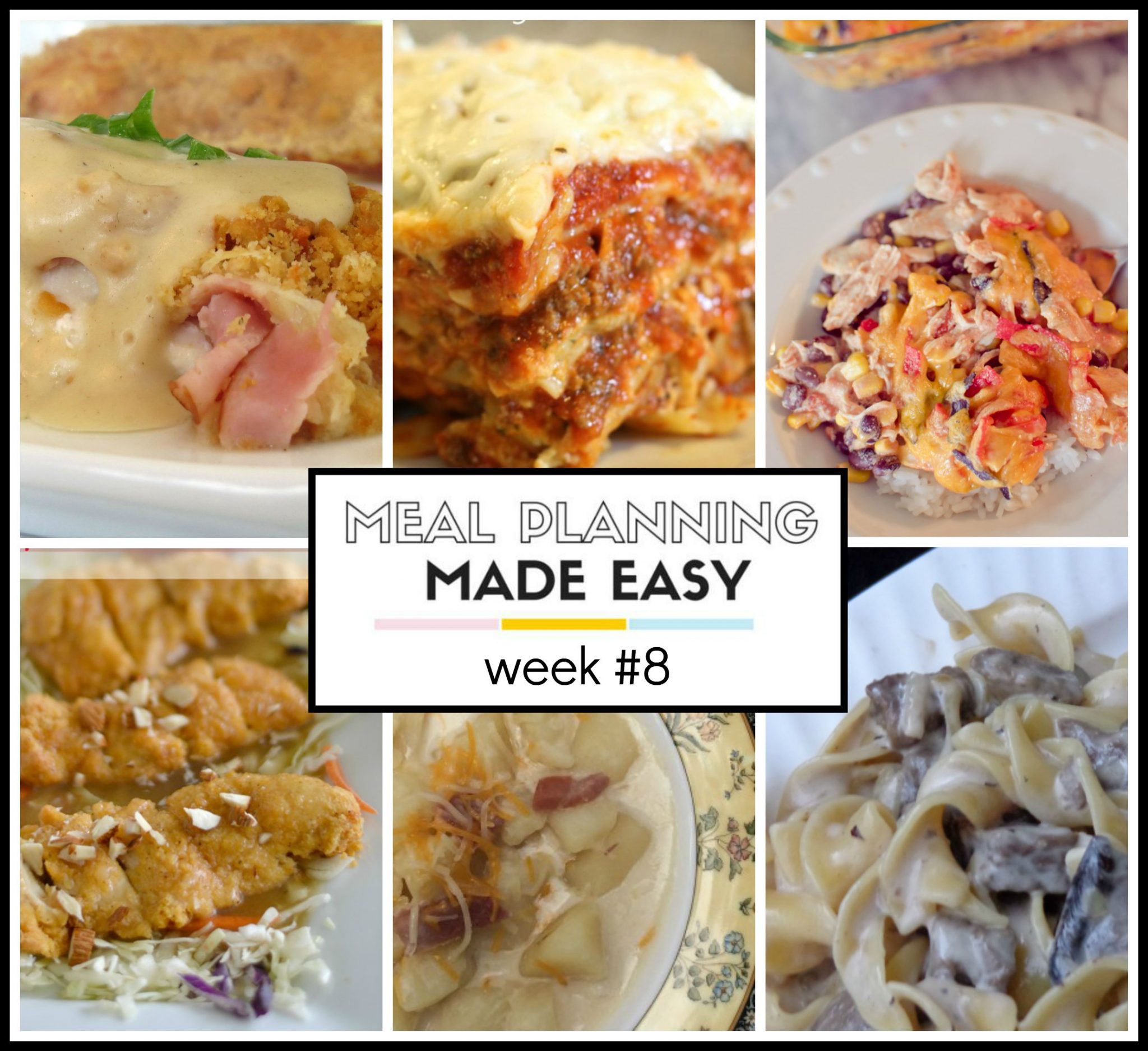 Meal Planning Made Easy Week #8 - Written Reality