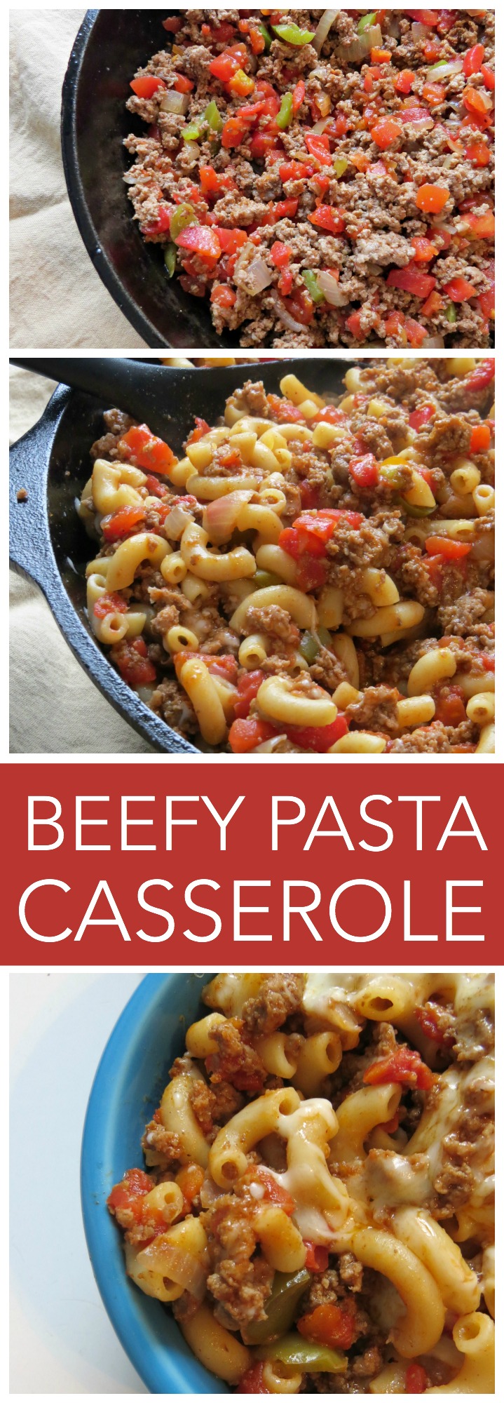 This Ground Beef Pasta Casserole is a family favorite! - Written Reality