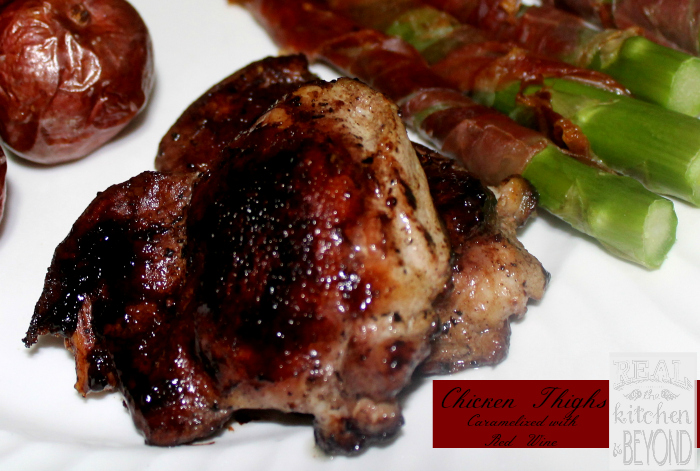 Easy-Chicken-Recipes-Chicken-Thighs-Caramelized-with-red-wine